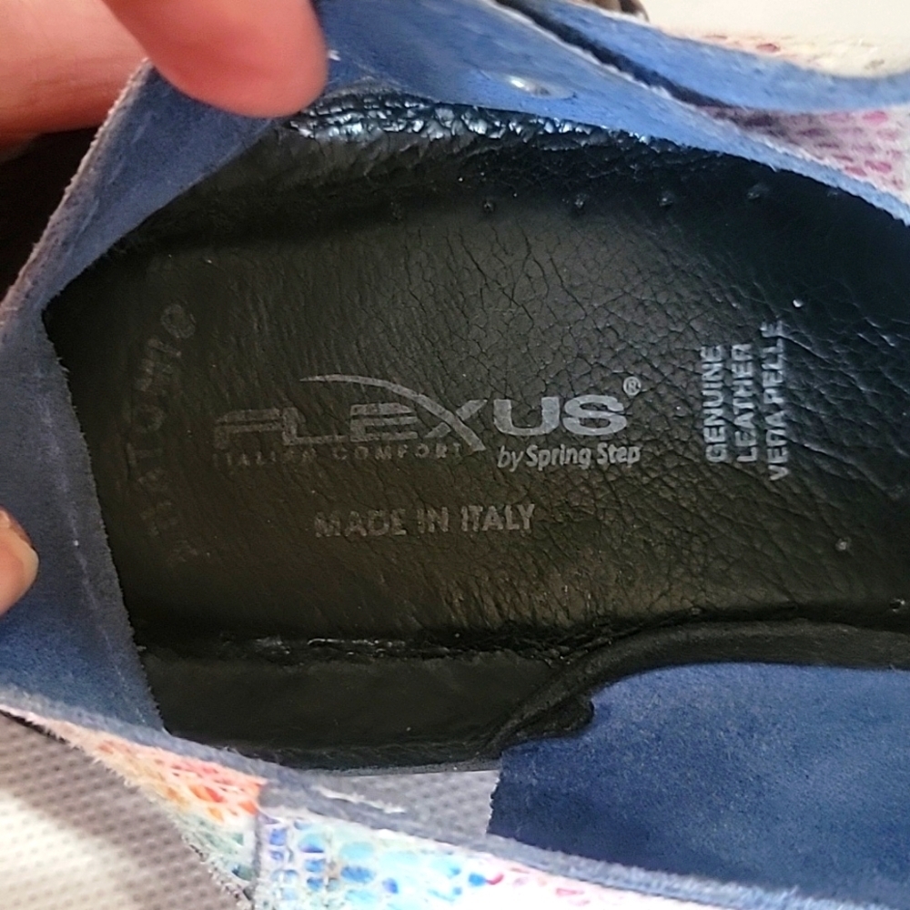Flexus Anatomic Coloful Leather Sandal by Spring Step  (US‎ 8 or EURO 39) - Picture 5 of 7